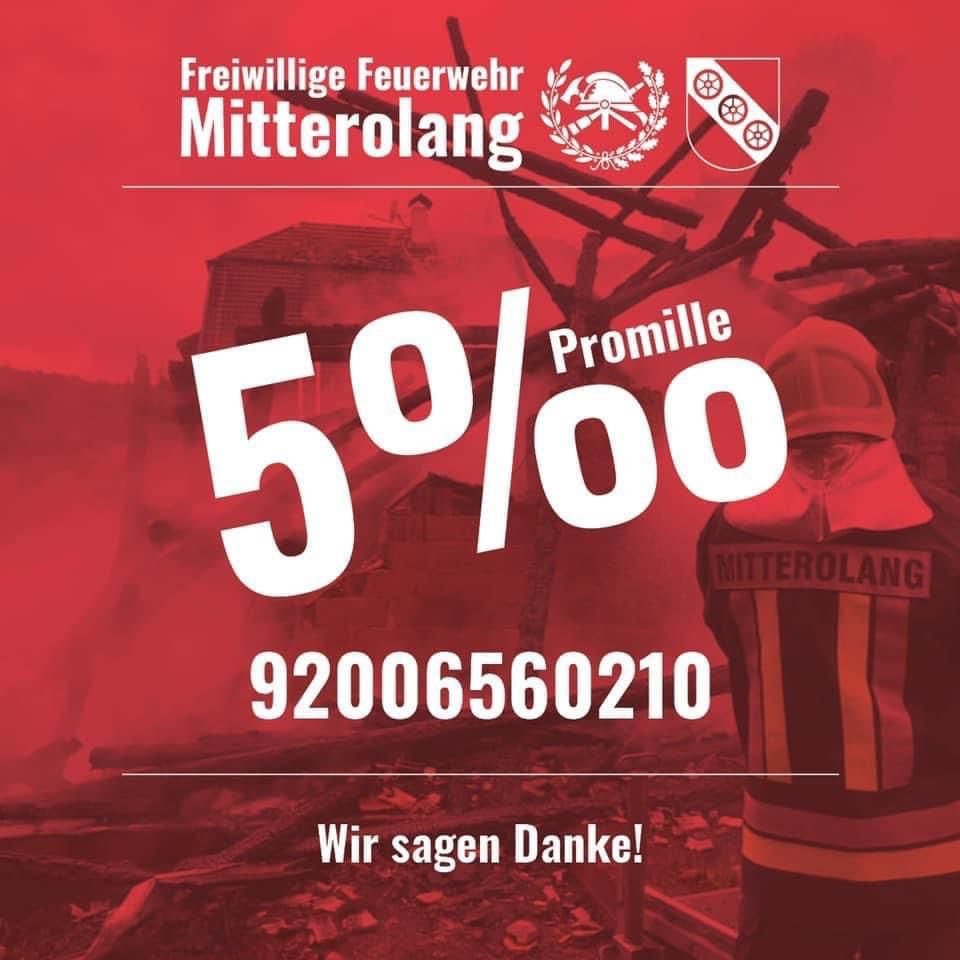 5 Promille für die Feuerwehr